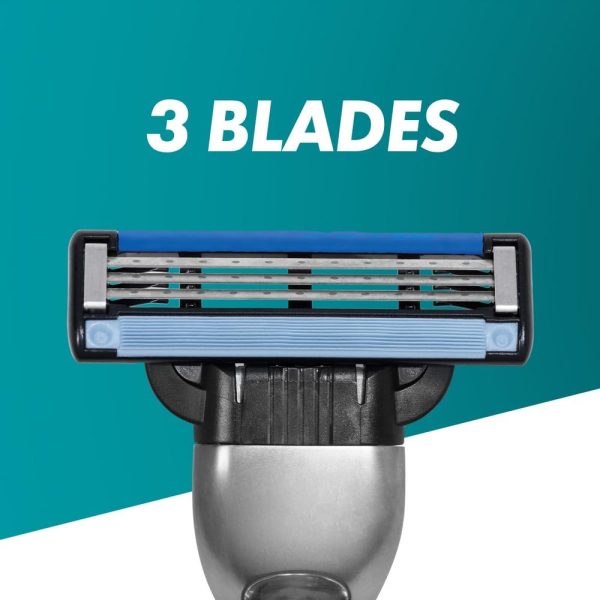 Gillette Mach3 Razor Blades Men, Pack of 8 Razor Blade Refills, Upgraded Lubrastrip for an Enhanced Glide - Image 3