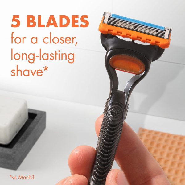 Gillette Fusion5 Men?s Razor Handle + 1 Blade Refill - Image 4