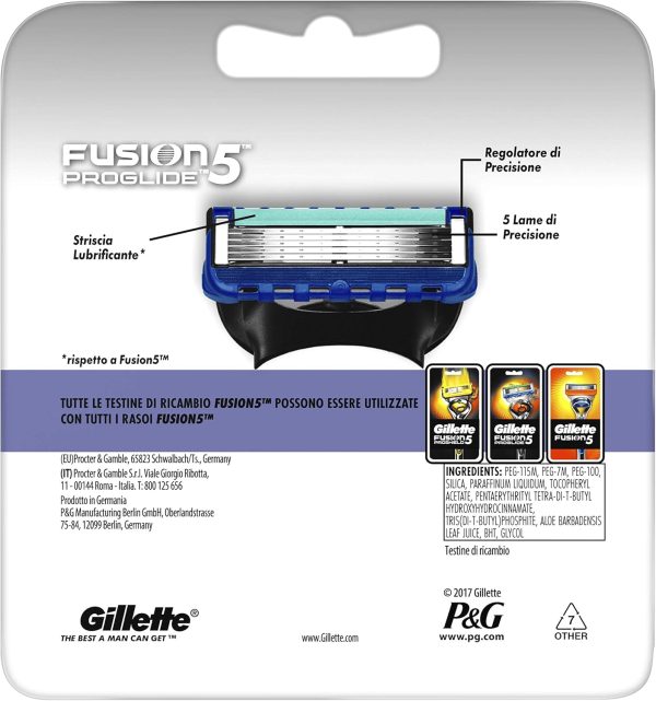 Gillette Fusion ProGlide Razor Blade Set - Image 4
