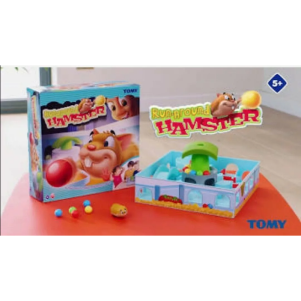 TOMY Run Around Hamster | 2-4 Player | 5+