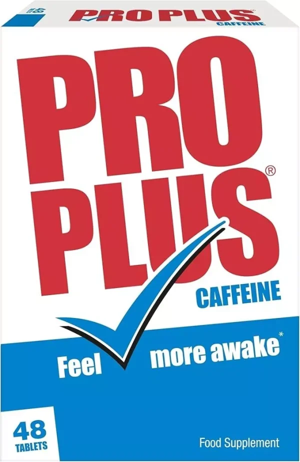 ProPlus Caffeine Tablets -Feel More Awake - Sugar Free - 48 Tablets- Multibuy