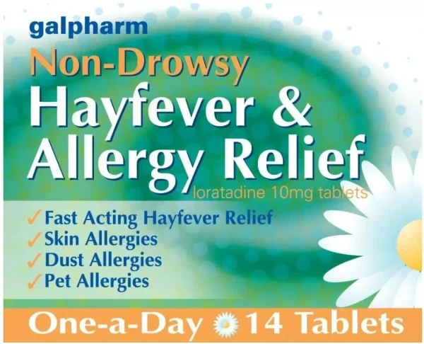 Loratadine 10mg Hayfever & Allergy Relief Effective One-A-Day Tabs 4 packs of 14 - Image 6