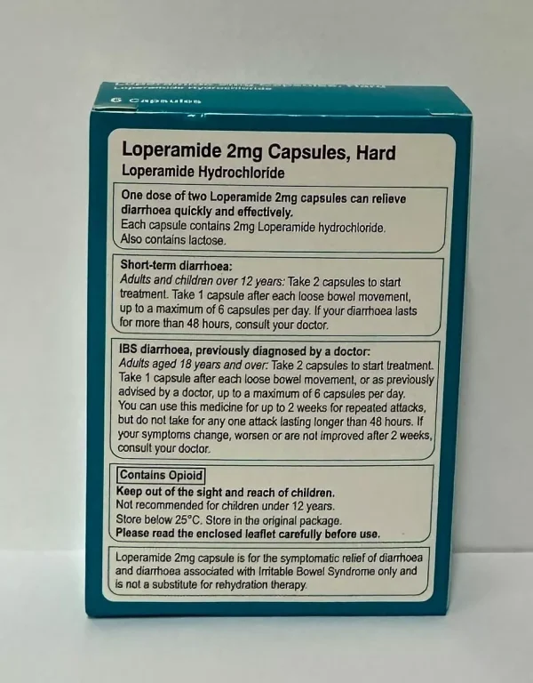 Flamingo - Loperamide 2mg Capsules -Diarrhoea Relief-Fast -Quick Action - 72 Capsules (12 Packs of 6 ) - Image 3